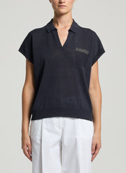 Peserico Tricot Crepe Linen Sweater