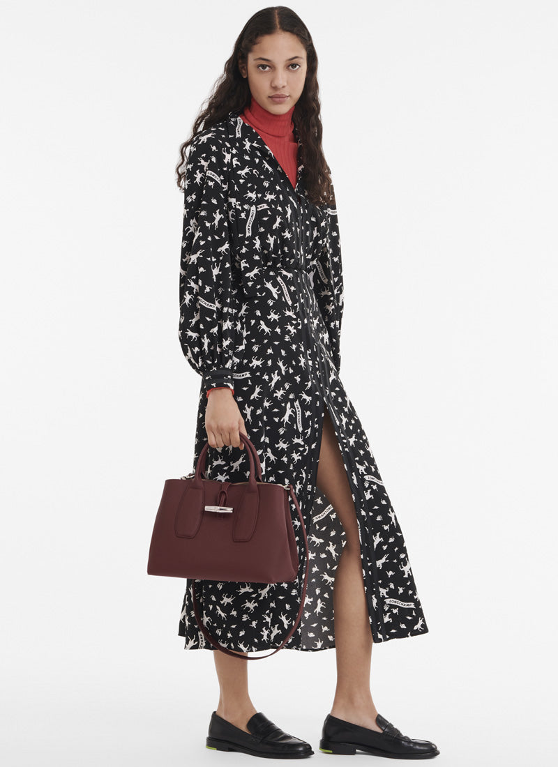 Longchamp Roseau Leather Handbag