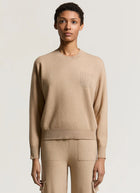 Pocket Highlight Silk Cashmere Crew Knit