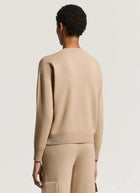 Pocket Highlight Silk Cashmere Crew Knit