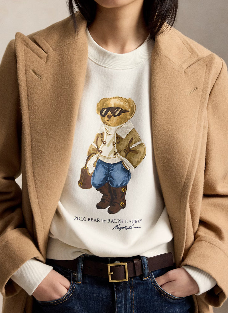 Polo Bear Fleece Crewneck Sweatshirt