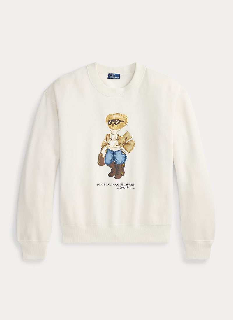 Polo Bear Fleece Crewneck Sweatshirt