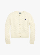 Cable Knit Cashmere Blend Cardigan