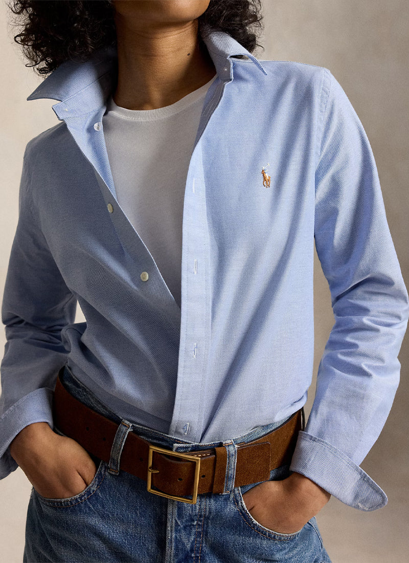 Cotton Stretch Oxford Shirt