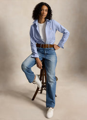 Cotton Stretch Oxford Shirt