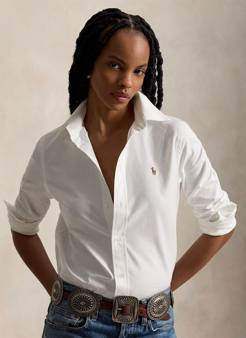 Polo Ralph Lauren Cotton Stretch Oxford White