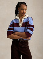Wool Striped Rugby Polo