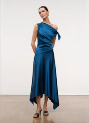 STAUD Portia Silk Dress