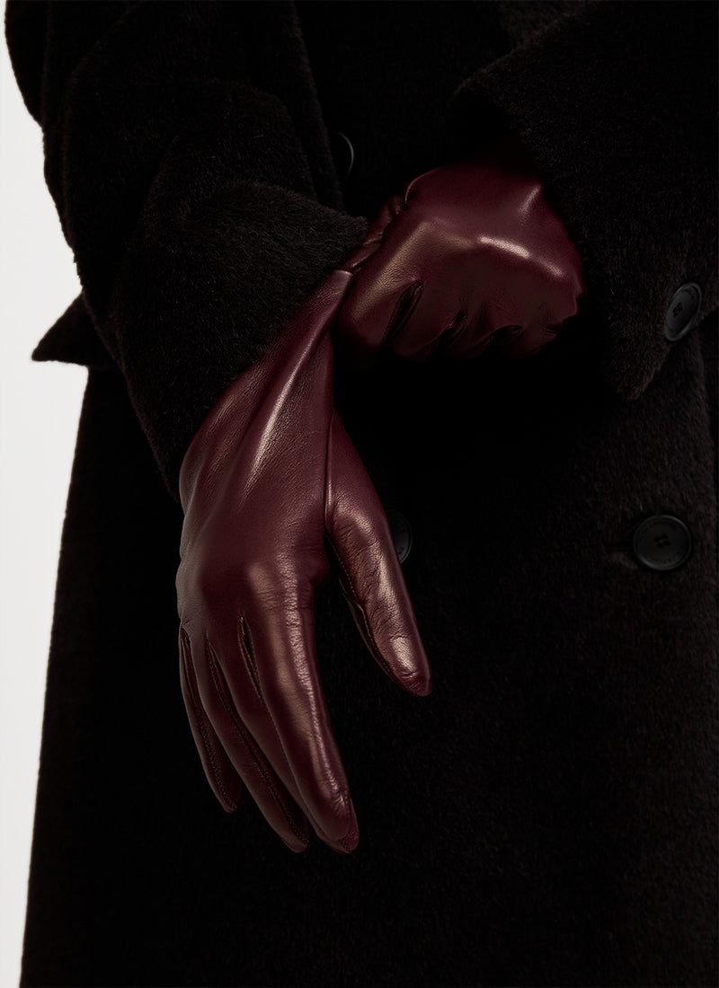 Cashmere Leather Gloves by Portolano at Andrews