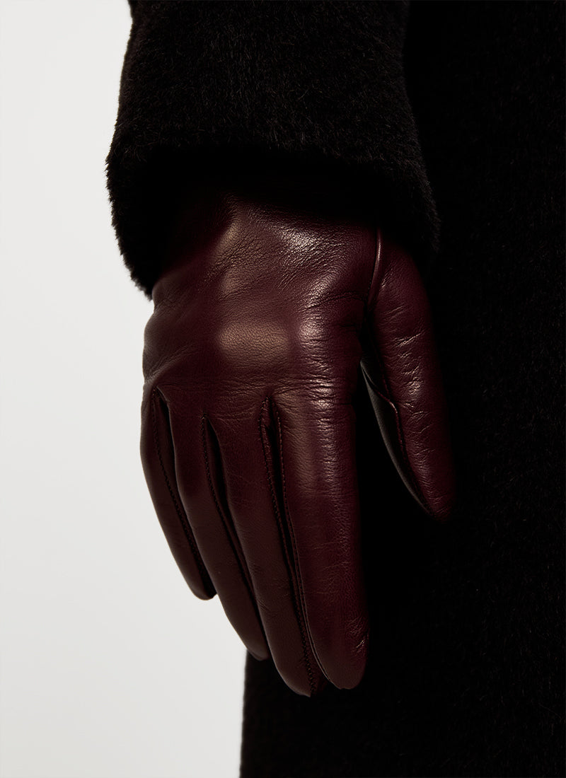 Cashmere Leather Gloves by Portolano at Andrews