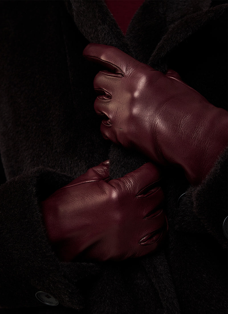 Cashmere Leather Gloves by Portolano at Andrews