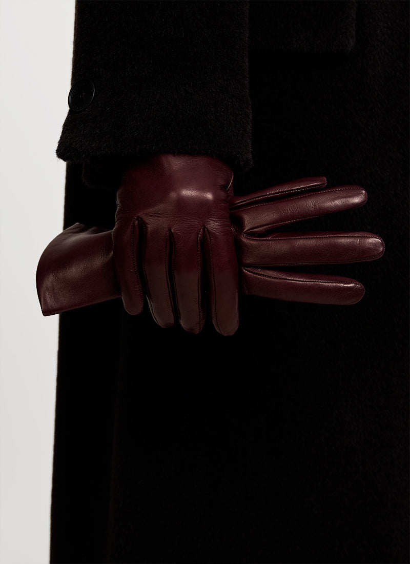 Cashmere Leather Gloves by Portolano at Andrews