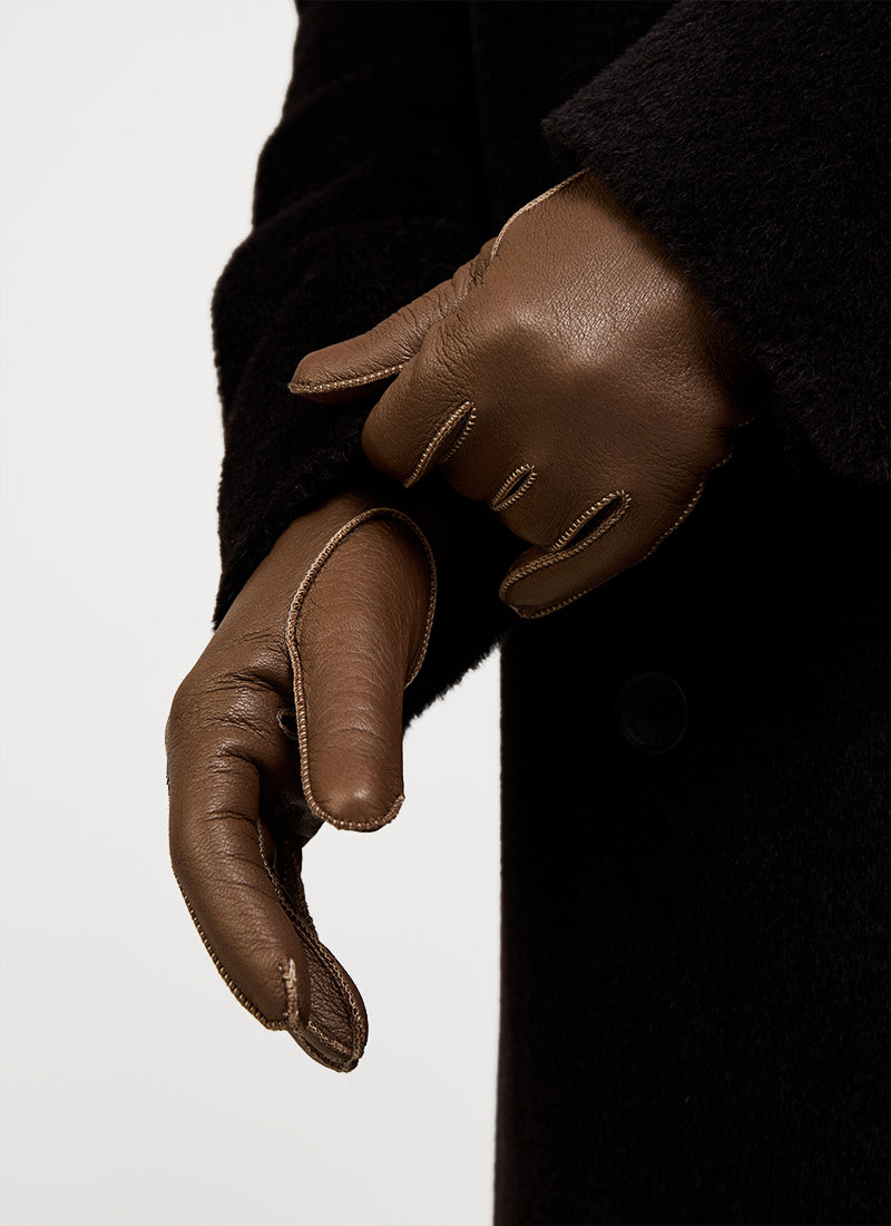  Deer Cashmere Gloves by Portolano at Andrews 