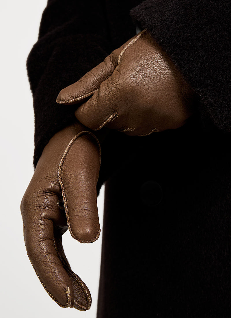 Deer Cashmere Gloves by Portolano | Andrews