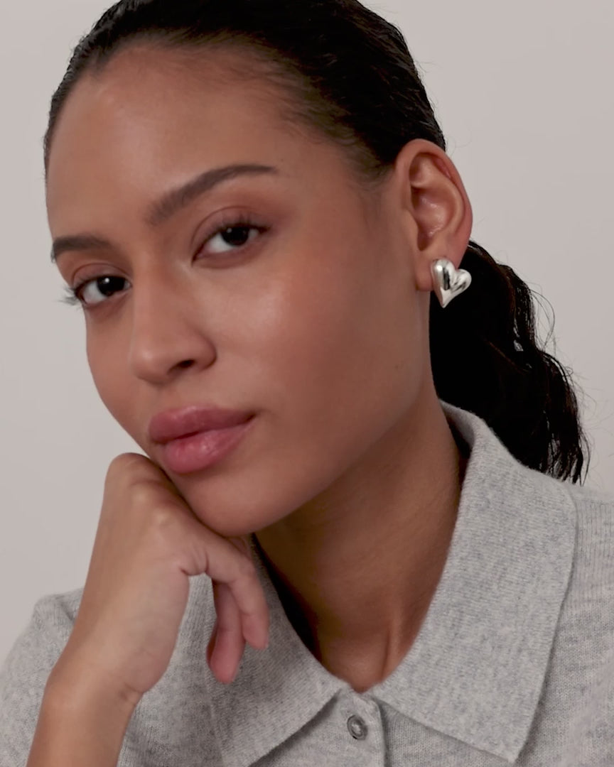  Art Heart Symmetrical Button Earrings by Jenny Bird at Andrews 