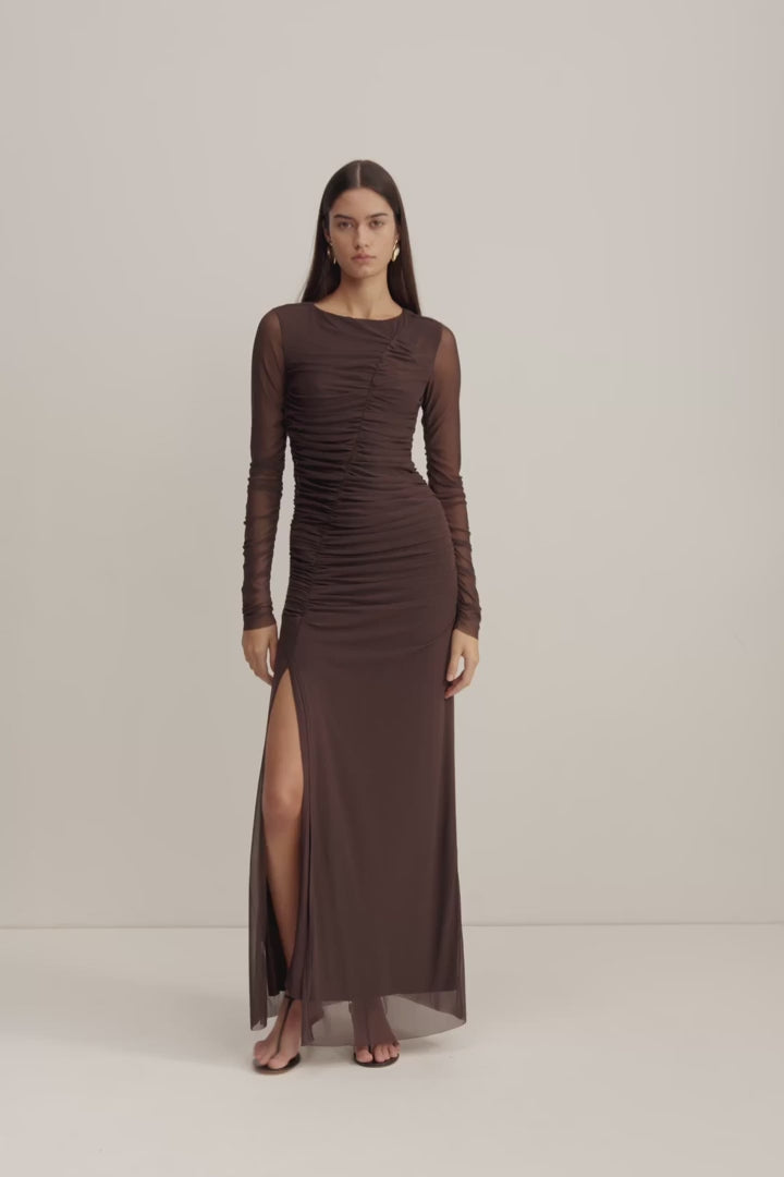 Mira Gathered Maxi Dress by SHONA JOY at Andrews
