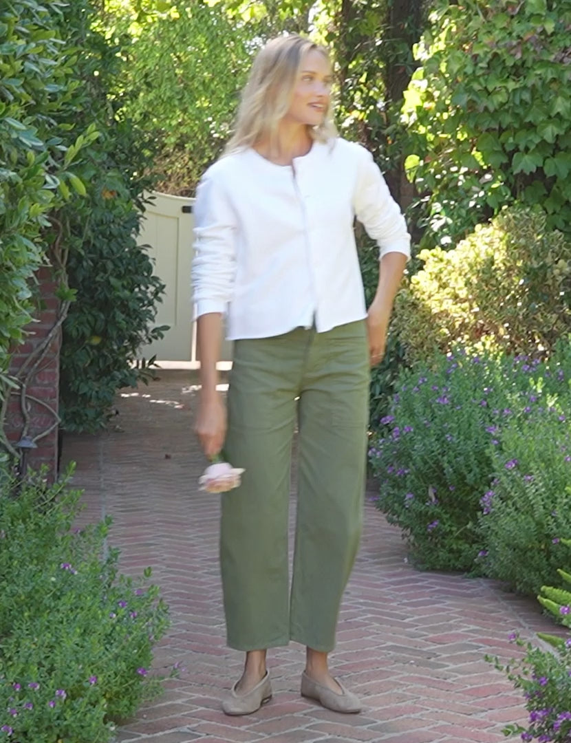 Bray Barrel Leg Pants by Frank & Eileen