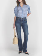 Plaid Gillian Top by FRAME at Andrews