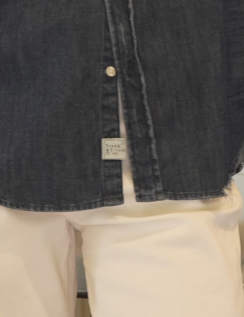 Eileen Ruffle Collar Button-Up Shirt by Frank & Eileen at Andrews