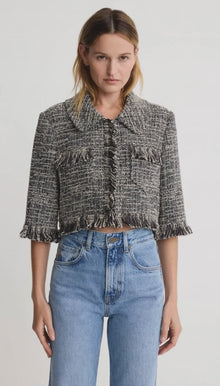 Cropped Sleeve Mini Jacket by Smythe