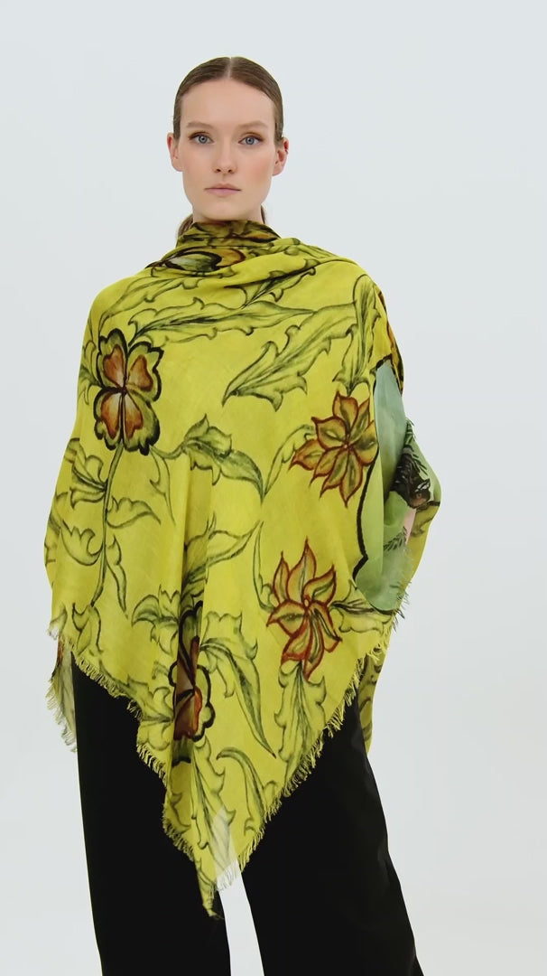 Talking Walls Ela Single Face The Finch Scarf
