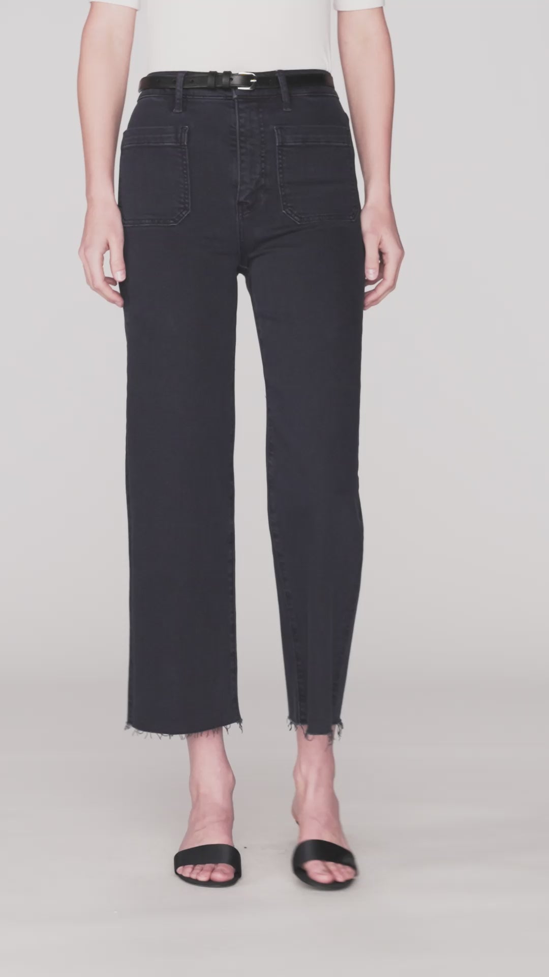 Anchor Wide Leg Jeans FRAME at Andrews