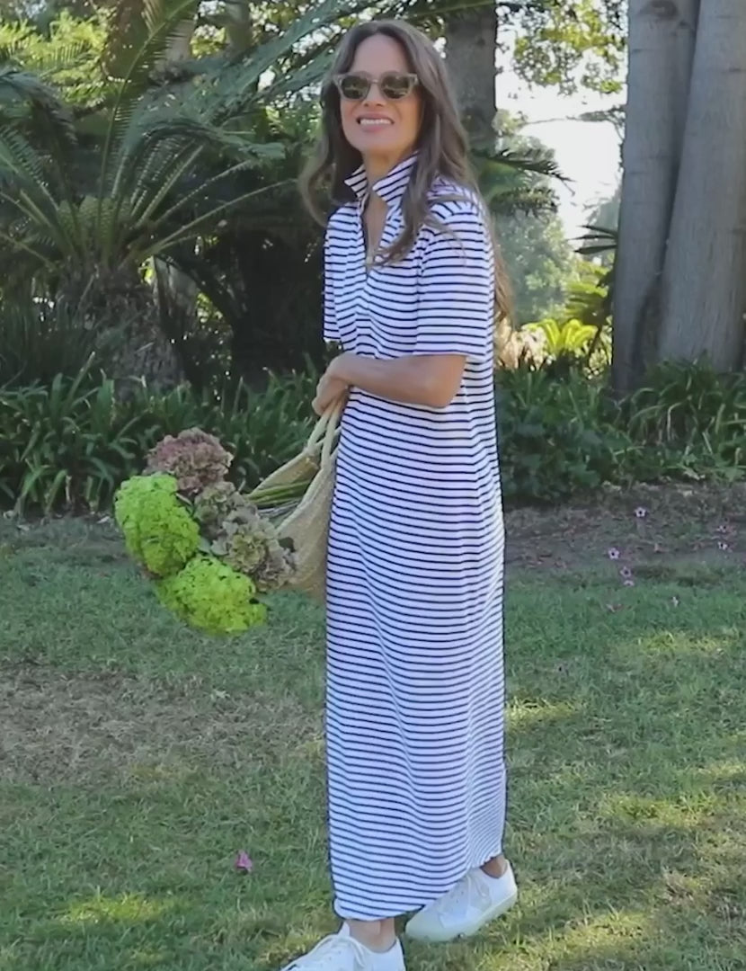 Emma Popover Henley Dress by Frank & Eileen at Andrews 