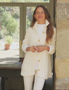 Cotswolds Cable Knit Cardigan by Frank & Eileen at Andrews
