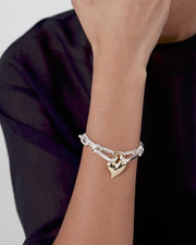 Padlock Heart Chain Bracelet by Jenny Bird at Andrews