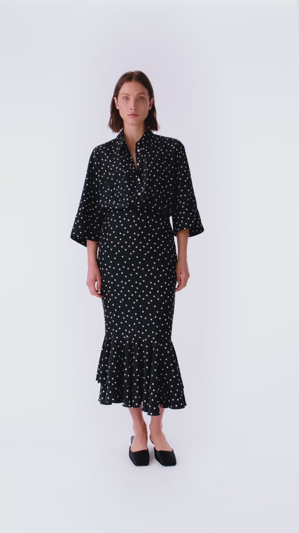  3/4 Sleeve Relaxed Shirt by Smythe at Andrews 