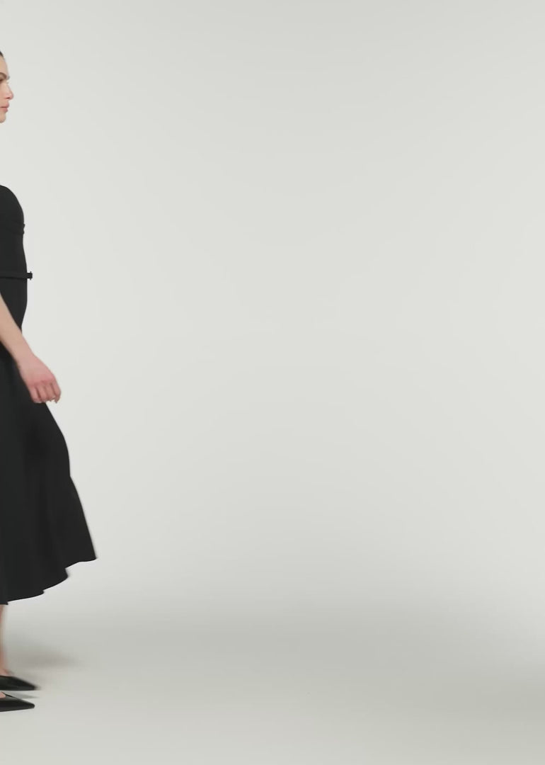 Belted Fit And Flare Midi Dress by Roland Mouret at Andrews
