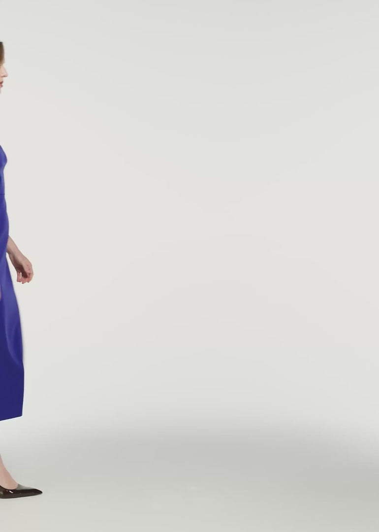Asymmetric Twist Drape Midi Dress by Roland Mouret at Andrews