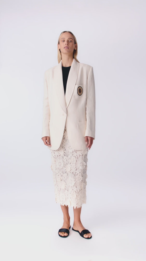 Shawl Collar Oversized Blazer Smythe Andrews