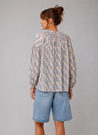  Printed Button Up Blouse by MILOS at Andrews 