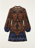 Nicole Ruffled Long Sleeve Mini Dress