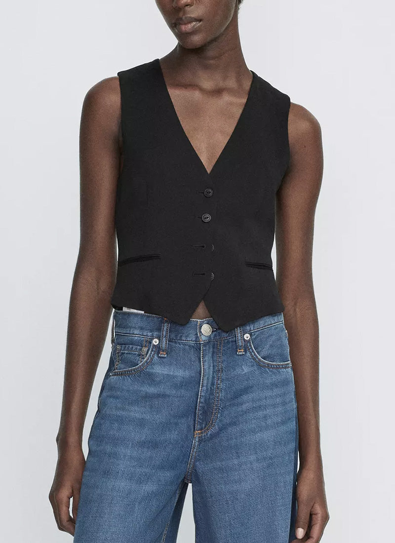 rag & bone Priya Crepe Vest