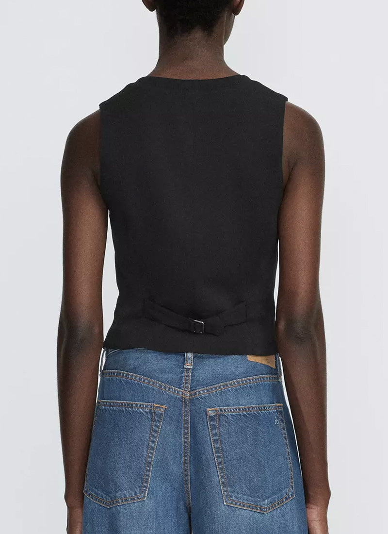 rag & bone Priya Crepe Vest