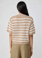 Fabiana Filippi Cotton Boucle Striped Sweater
