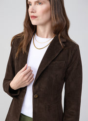 Circolo 1901 1  Button Slim Long Tiny Corduroy Blazer