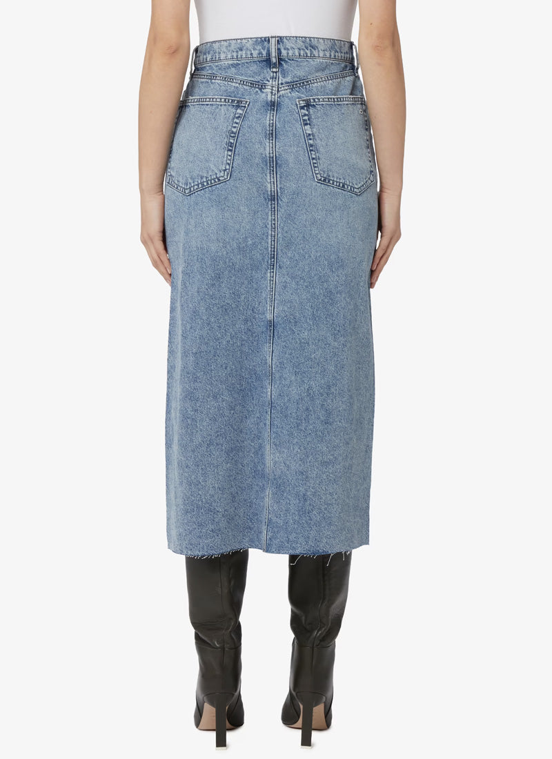 rag & bone Clara Midi Denim Skirt