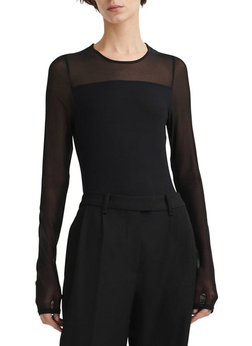 rag & bone Luca Mix Media Top