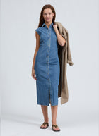 rag & bone Airflex Leah Denim Midi Dress