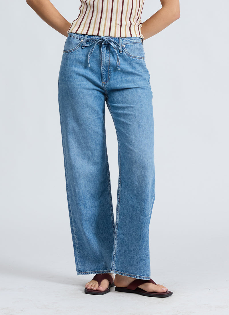 rag & bone Featherweight Phoebe Drawstring Jeans