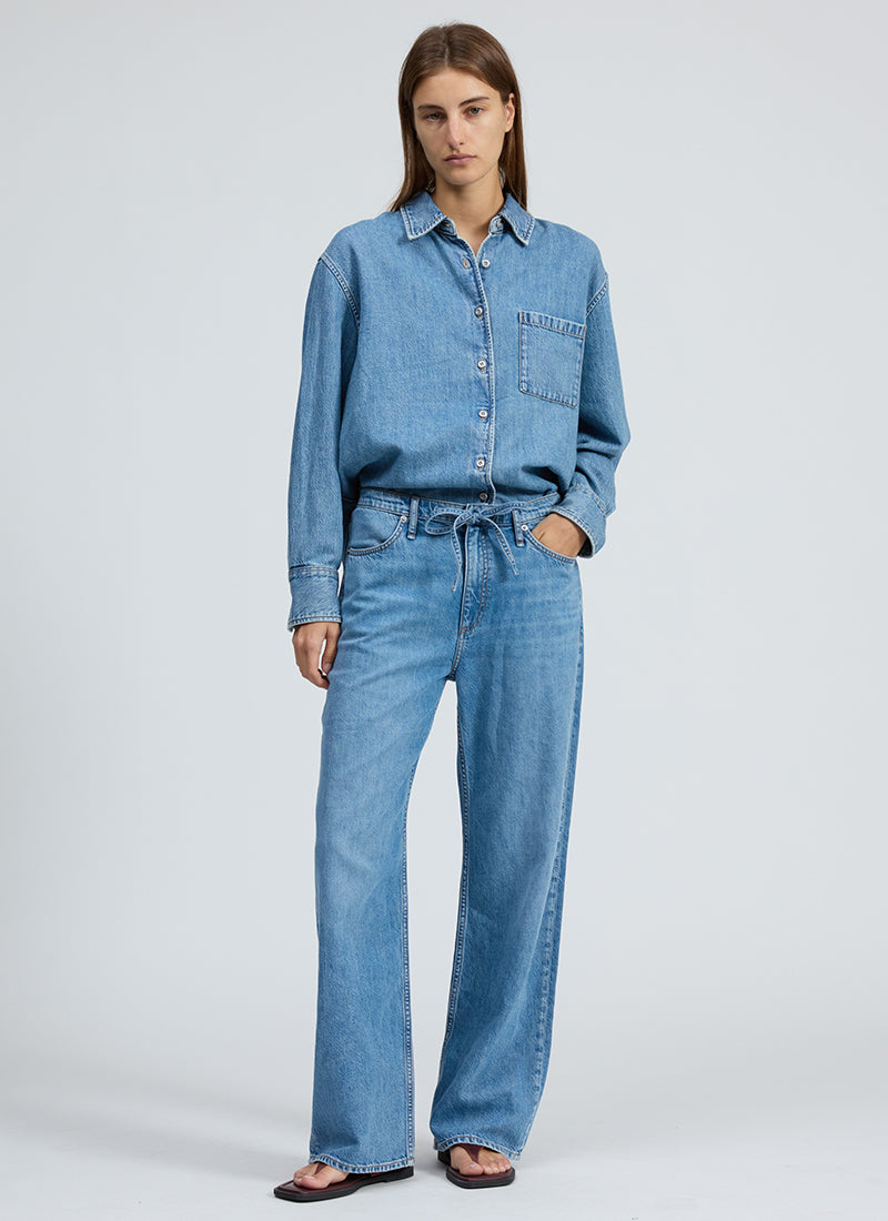 rag & bone Featherweight Phoebe Drawstring Jeans