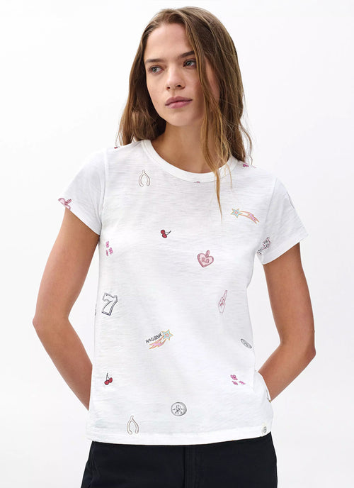 rag & bone All Over Lucky Charm Tee