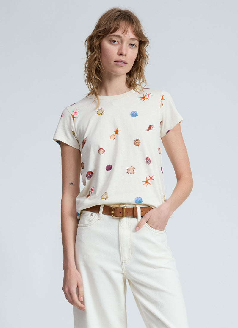 rag & bone All Over Seashell Tee