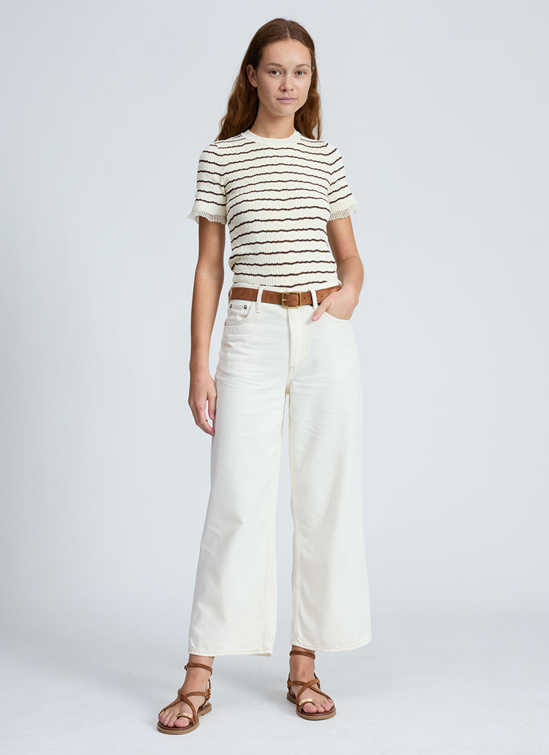 rag & bone Featherweight Andi High-Rise Wide Leg Jeans