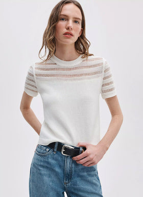 rag & bone Britt Short Sleeve Crew