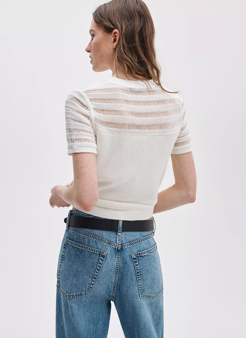 rag & bone Britt Short Sleeve Crew