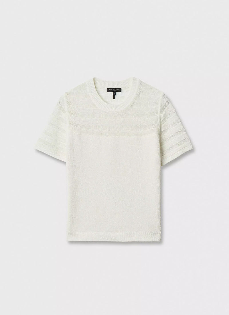rag & bone Britt Short Sleeve Crew